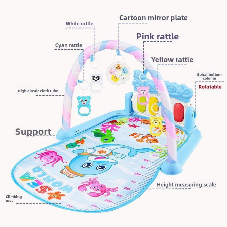 Baby Activity Gym with Musical Kick Piano