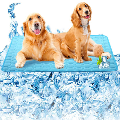 Ice Silk Dog Cooling Mat