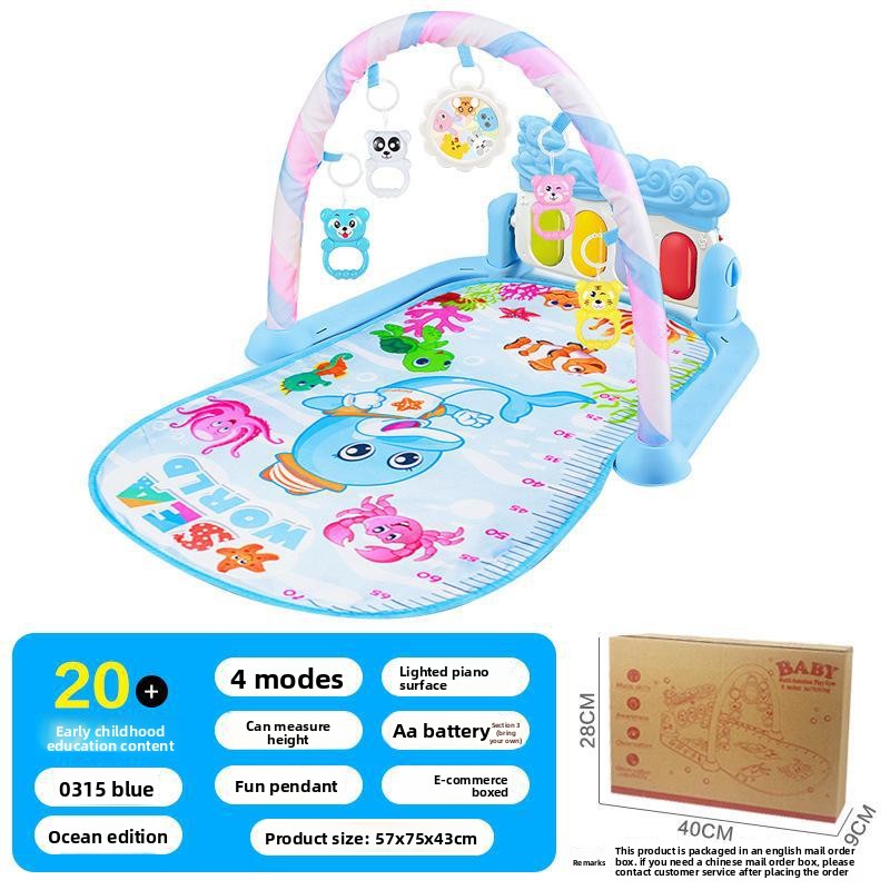 Baby Activity Gym with Musical Kick Piano