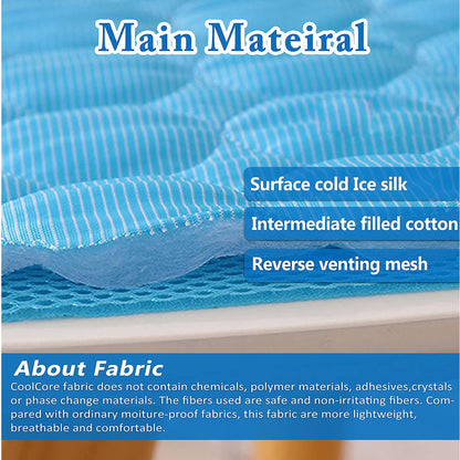Ice Silk Dog Cooling Mat