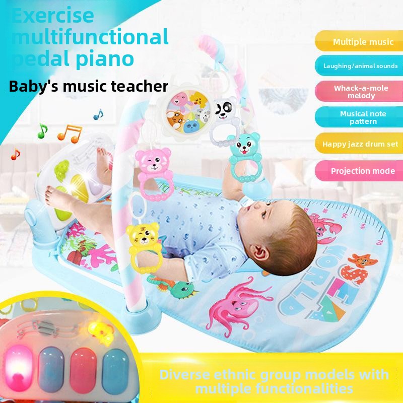 Baby Activity Gym with Musical Kick Piano